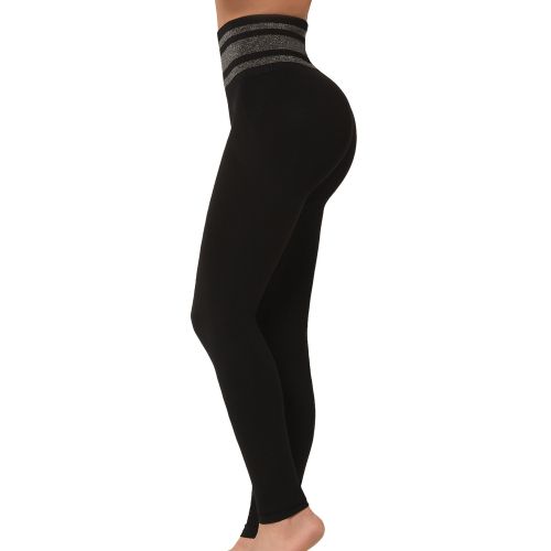 Sankom Patent Posture Yoga Pants Black And Silver, Medium / Large Support 1 PC | Slimming & Shaping Sankom Patent Posture Yoga Pants Black And Silver, Medium / Large Support 1 PC | Slimming & Shaping