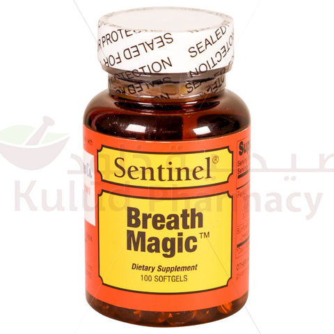 Buy Sentinel Breath Magic Capsule 100 CAP Online - Kulud Pharmacy