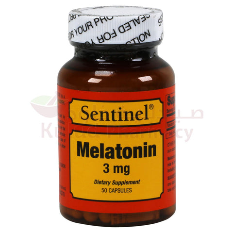 Buy Sentinel Melatonin Tablet 3 Mg 50 PC Online - Kulud Pharmacy