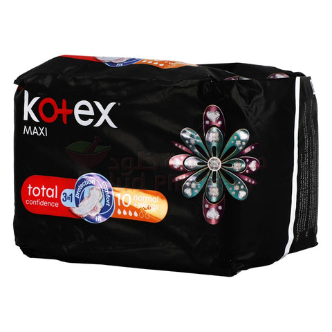 Buy Kotex Designer Maxi Normal Coco Sanitary Pads 10 PC Online - Kulud Pharmacy