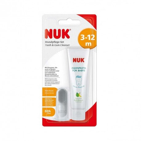 Buy Nuk Tooth & Gum Cleanser Baby Set 1 ST Online - Kulud Pharmacy