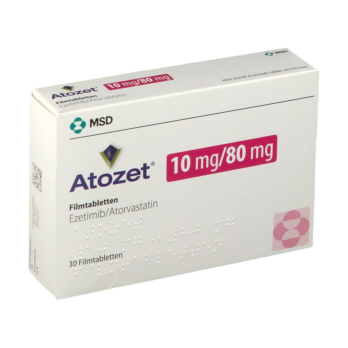 Atozet Tablet 10/80 Mg 30 PC | Kulud Pharmacy