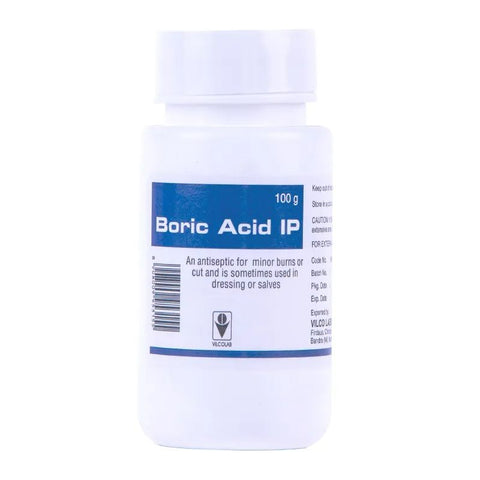 Buy Vilcolab Boric Acid Powder 100 GM Online - Kulud Pharmacy