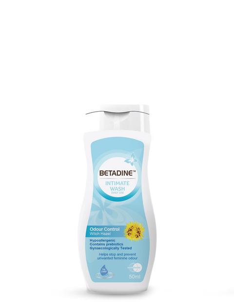 Buy Betadine Intimate Odor Control Femine Wash 50 ML Online - Kulud Pharmacy