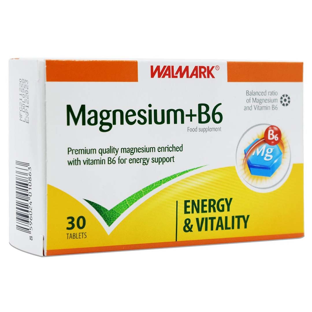 Walmark Magnesium + B6 Tablet 30 PC | Magnesium Walmark Magnesium + B6 Tablet 30 PC | Magnesium