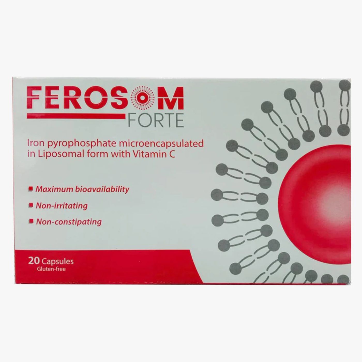 Ferosom Forte Capsule 20 PC | Iron Ferosom Forte Capsule 20 PC | Iron