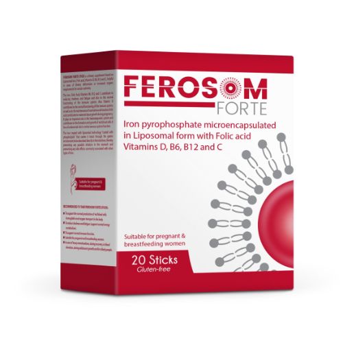Ferosom Forte Stick 20 PC | Iron Ferosom Forte Stick 20 PC | Iron