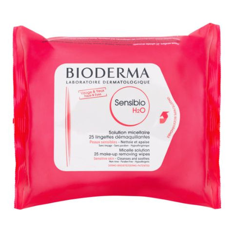 Bioderma Sensibio H2O Make Up Removal Wipes 25 PC