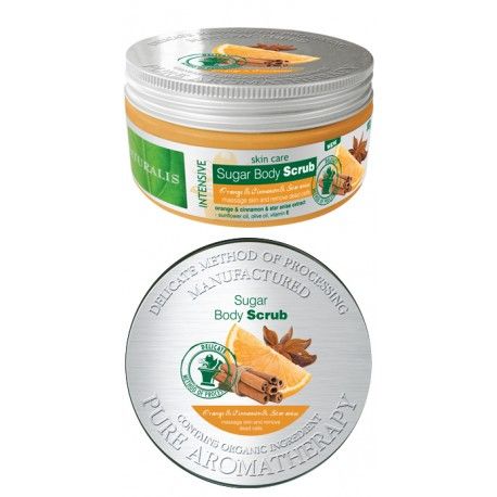 Buy Naturalis Sugar Orange And Cinnamon And Star Anise Body Scrub 300 GM Online - Kulud Pharmacy