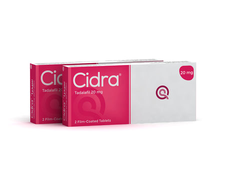 Buy CIDRA 20MG 2 TABLETS (POM) 10 Tab Online - Kulud Pharmacy