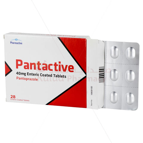 Buy Pantactive Gastro-Resistant Tablet 40 Mg 28 PC Online - Kulud Pharmacy