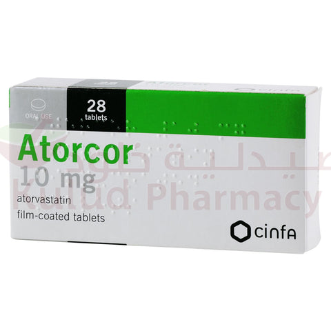 Buy Atorcor Tablet 10 Mg 28 PC Online - Kulud Pharmacy