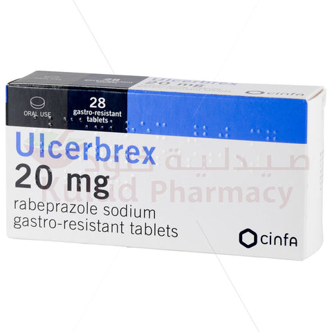 Buy Ulcebrex Tablet 20 Mg 28 PC Online - Kulud Pharmacy