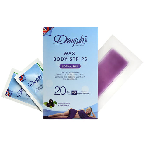 Buy Dimples Normal Body Strips 20 PC Online - Kulud Pharmacy