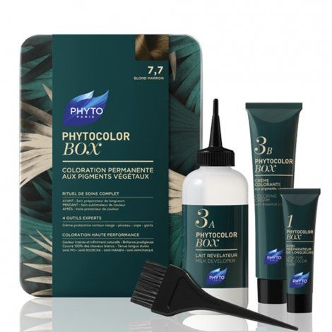 Buy Phytocolor Box 7.7 Blond Marron Hair Color 1 BX Online - Kulud Pharmacy