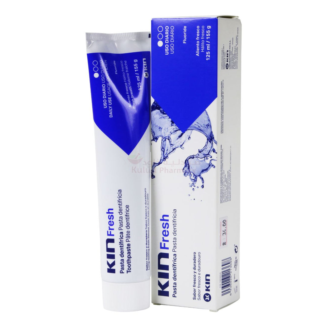 Kin Chlorhexidine Toothpaste Kin Fresh Toothpaste 125 ML | Kulud Pharmacy