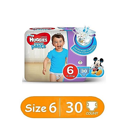 Huggies Pants Size 6 Baby Diaper 30 PC | Diapers Huggies Pants Size 6 Baby Diaper 30 PC | Diapers