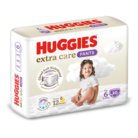 Buy Huggies Pants Size 6 Baby Diaper 30 PC Online - Kulud Pharmacy