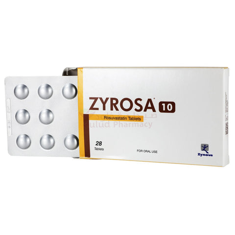 Buy Zyrosa Tablet 10 Mg 28 PC Online - Kulud Pharmacy