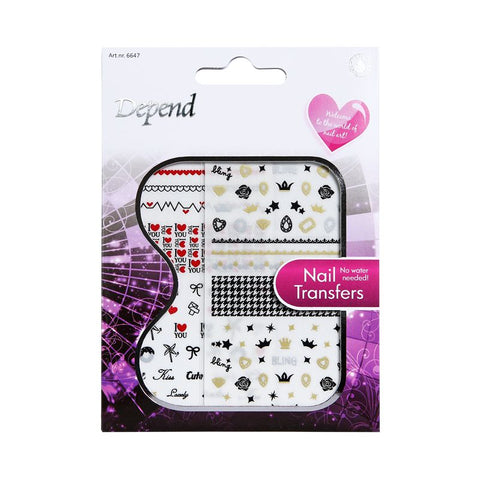 Buy Depend Nail Transfers Nail Stickers 3 GM Online - Kulud Pharmacy