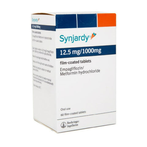 Buy Synjardy Tablet 12.5/1000 Mg 60 PC Online - Kulud Pharmacy