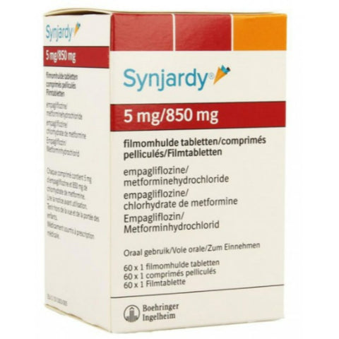Buy Synjardy Tablet 5/850 Mg 60 PC Online - Kulud Pharmacy