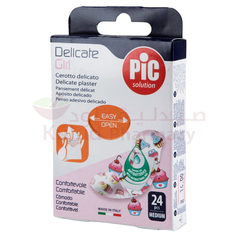 Pic Delicate Girl Medium 19 X 72 Mm Plaster 24 PC