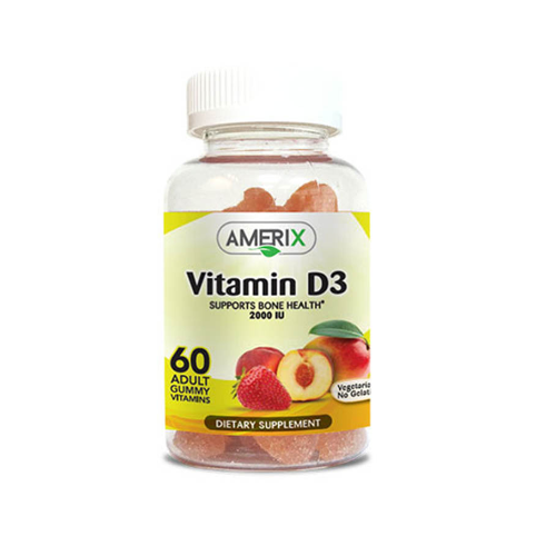 Amerix Vitamin D3 Gummy 2000 I.U 60 PC | Kulud Pharmacy