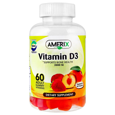 Amerix Vitamin D3 Gummy 2000 I.U 60 PC