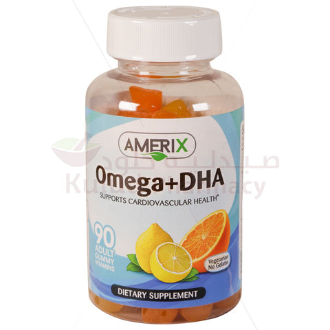 Buy Amerix Omega + Dha Gummy 90 PC Online - Kulud Pharmacy