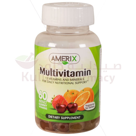 Buy Amerix Multivitamin Gummy 60 PC Online - Kulud Pharmacy