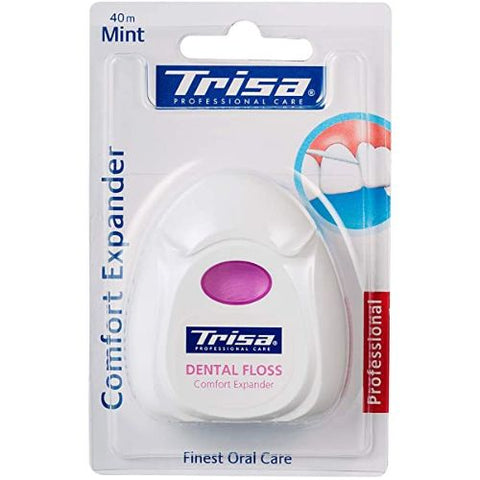 Buy Trisa Dental Comfort Expander Mint Dental Floss 40 MT Online - Kulud Pharmacy