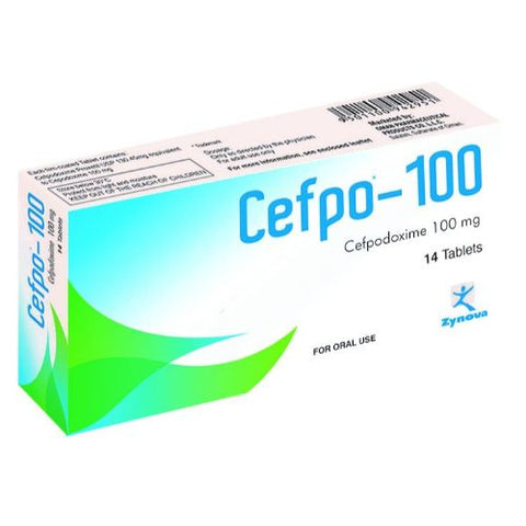 Buy Cefpo Tablet 100 Mg 14 Tab Online - Kulud Pharmacy