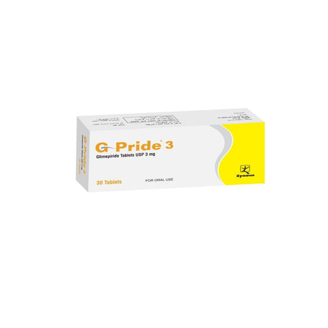 Buy G Pride Tablet 3Mg 30 Tab Online - Kulud Pharmacy