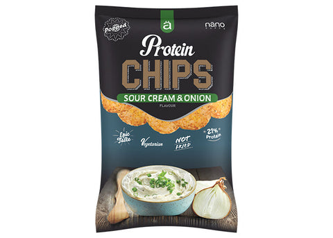 Nano Supps Protein Chips Sour Cream And Onion 40G
