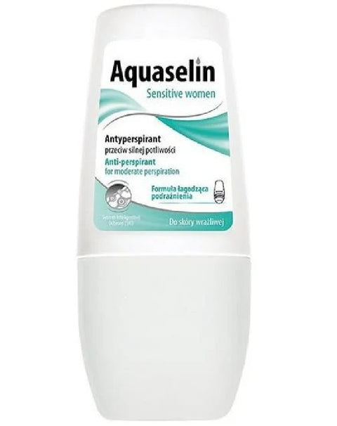 Buy Aquaselin Sensitive Women Antiperspirant For Moderate Perspiration Deo Cream 50 ML Online - Kulud Pharmacy