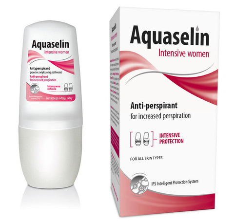 Buy Aquaselin Intensive Women Antiperspirant For Increased Perspiration Deo Cream 50 ML Online - Kulud Pharmacy