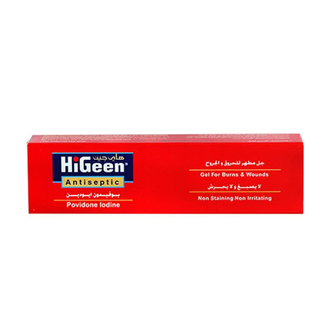 Higeen Povidone Iodine Gel 30 G 30GM | Kulud Pharmacy