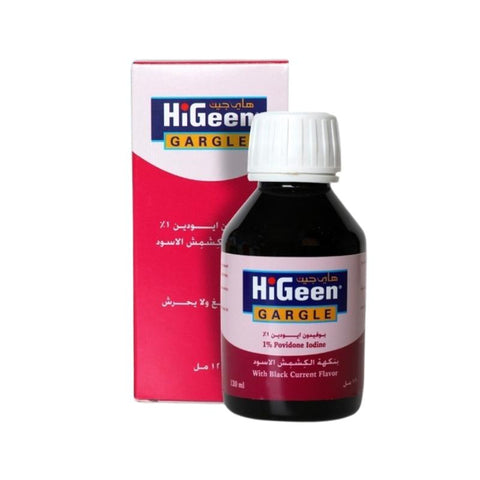 Higeen Gargle Povidone Iodine 120Ml 120ML