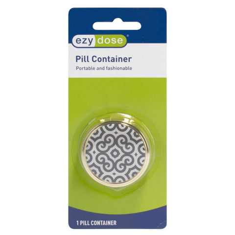 Buy Ezy Dose Round Fashion Pill Case (67409) 1PC Online - Kulud Pharmacy