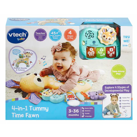 Vtech 4-In-1 Tummy Time Fawn