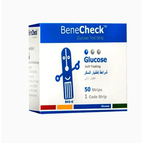 Buy Benecheck Blood Glucose Test Strips 50 PC Online - Kulud Pharmacy