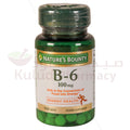 Buy Natures Bounty Vitamin B-6 Tablet 100 Mg 100 PC Online - Kulud Pharmacy