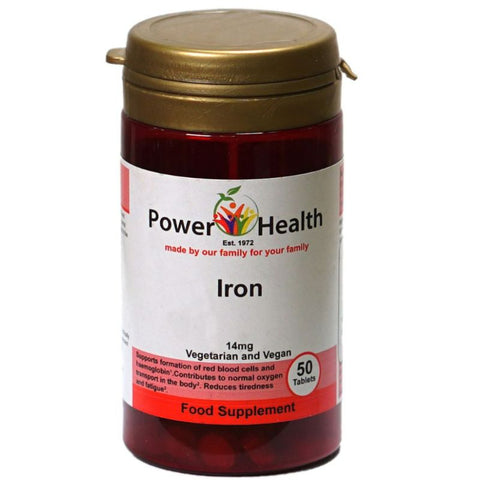 Buy Power Health Iron Tablet 14 Mg 50 PC Online - Kulud Pharmacy