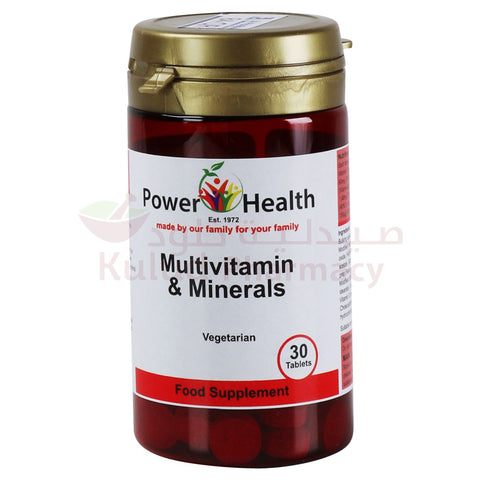 Buy Power Health Multivitamin And Mineral Tablet 30 PC Online - Kulud Pharmacy