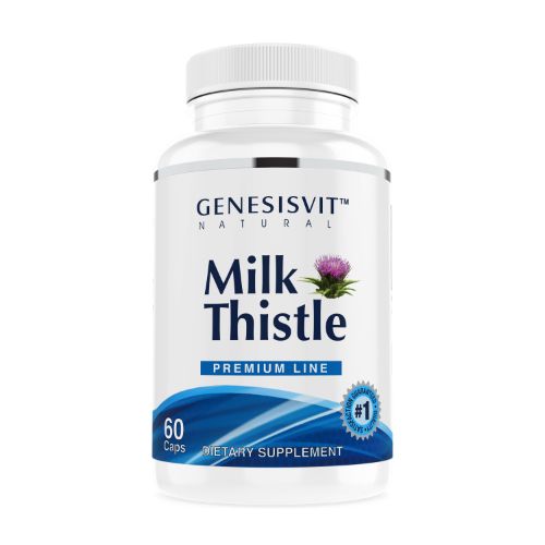 Genesisvit Milk Thistle Hard Capsule 50 Mg 60 PC | Liver Support Genesisvit Milk Thistle Hard Capsule 50 Mg 60 PC | Liver Support