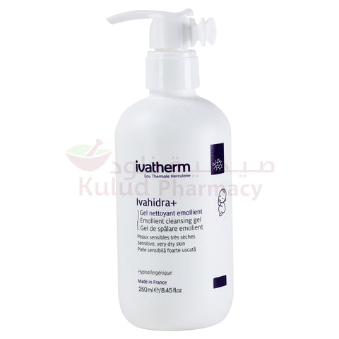 Buy Ivatherm Ivahydra+ Cleansing Gel 250 ML Online - Kulud Pharmacy