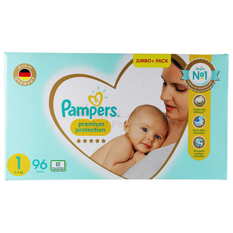Pampers Premium Care S1 Baby Diaper 96 PC Kulud Pharmacy