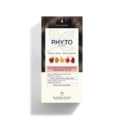 Phytocolor – 4 Brown – Permanent Hair Color Kit