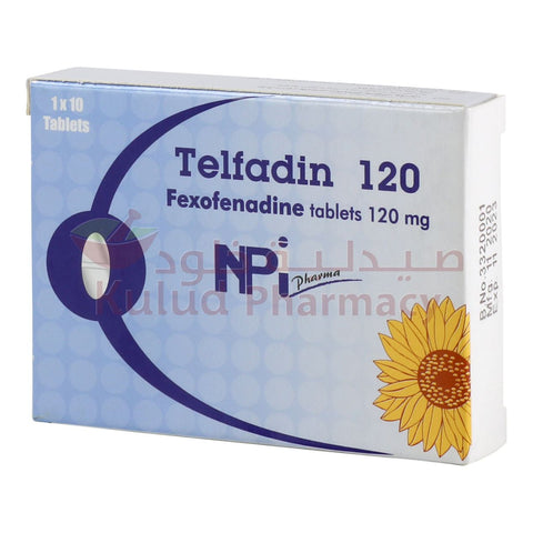 Buy Telfadin Capsule 120 Mg 10 PC Online - Kulud Pharmacy